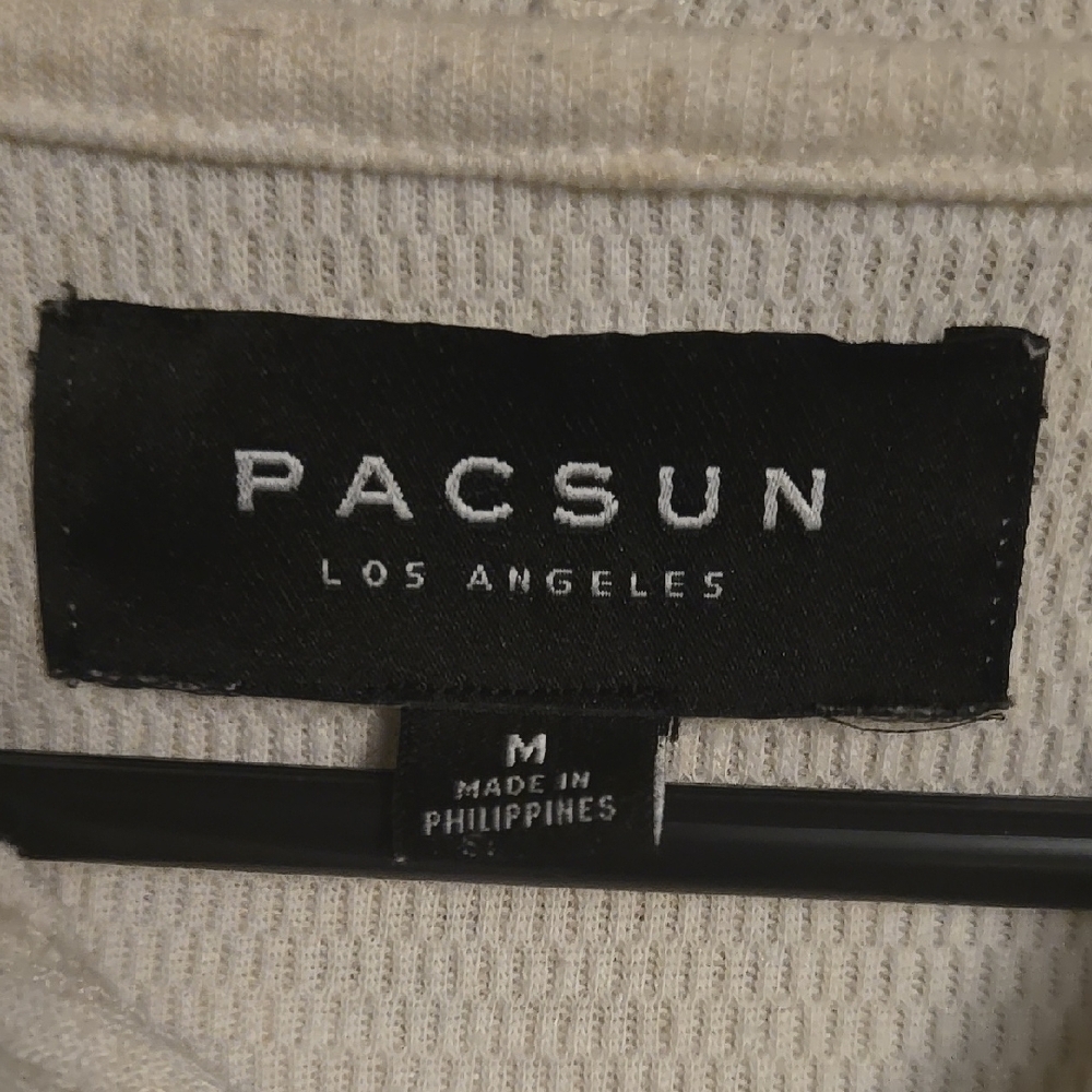 PacSun Cream Hoodie Shirt for Men - Picture 2 of 2